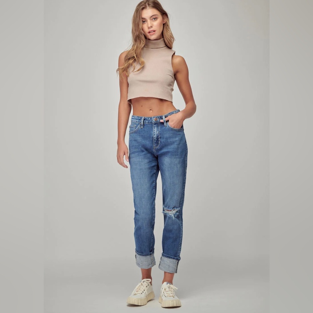 NatureDenim London High Rise Mom Jeans Size 32 NWT